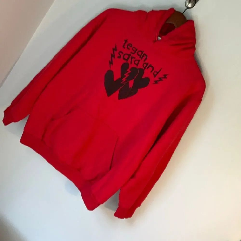 Tegan and Sara Bundle- Red Hoodie and NWOT Book Crush. Pride!